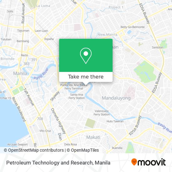 Petroleum Technology and Research map