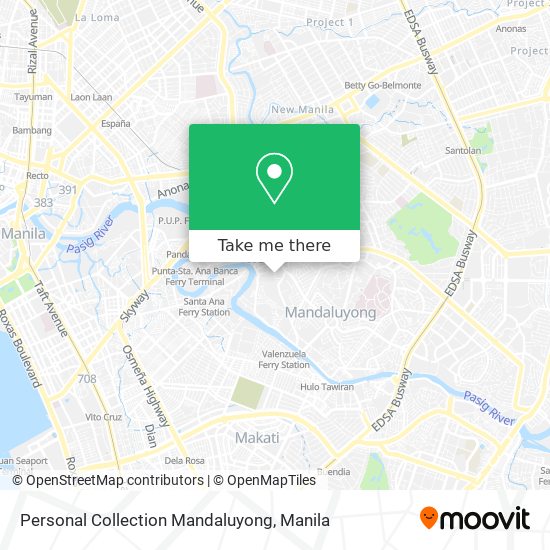 Personal Collection Mandaluyong map