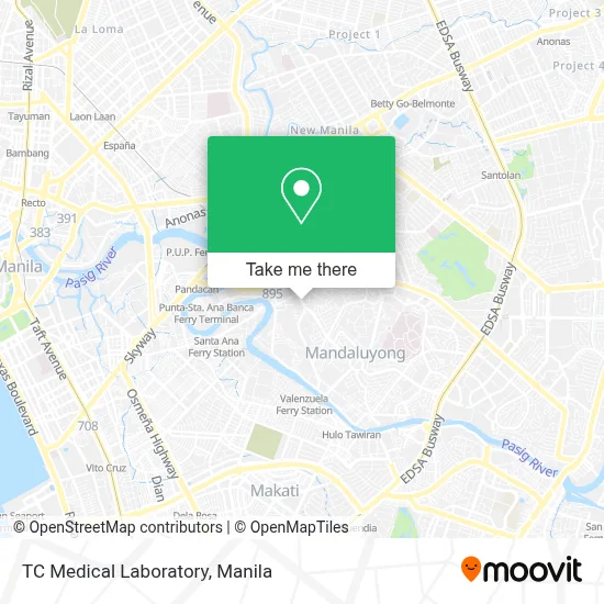 TC Medical Laboratory map