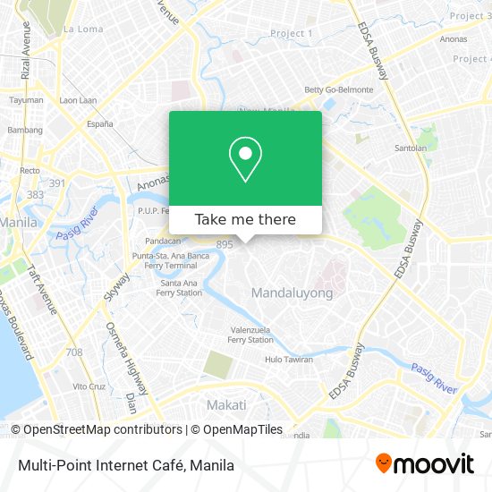 Multi-Point Internet Café map