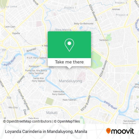 Loyanda Carinderia in Mandaluyong map