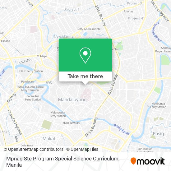 Mpnag Ste Program Special Science Curriculum map