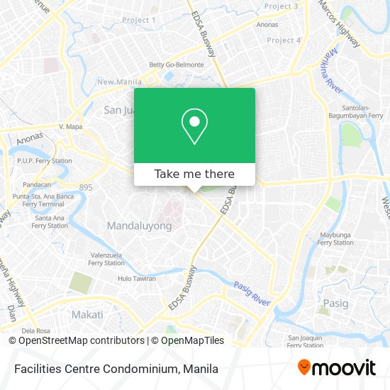 Facilities Centre Condominium map