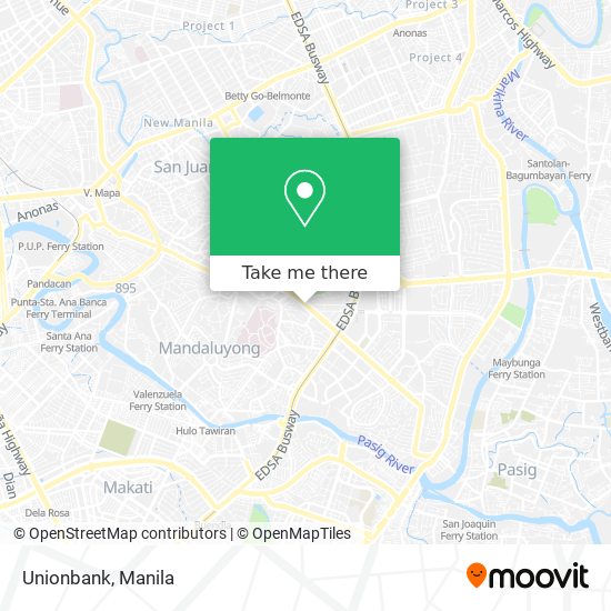 Unionbank map