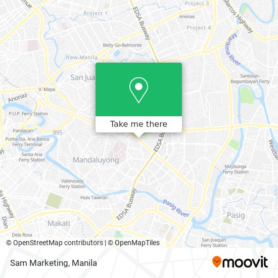 Sam Marketing map