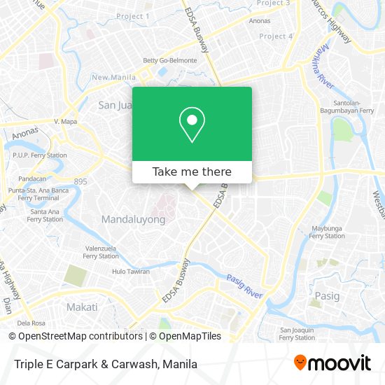 Triple E Carpark & Carwash map