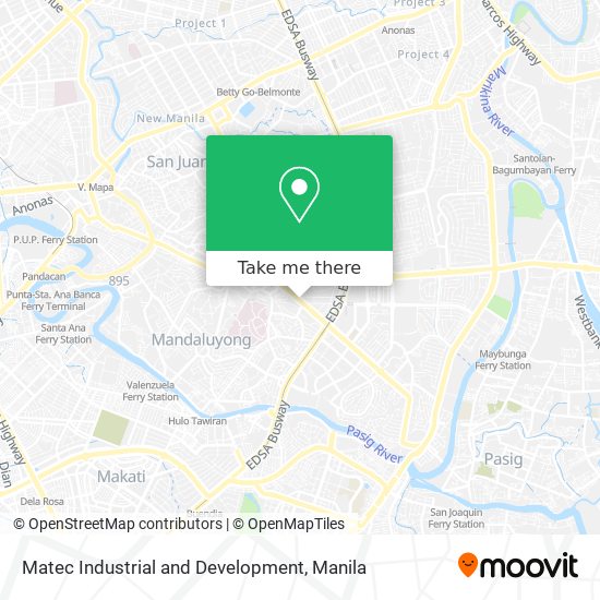Matec Industrial and Development map