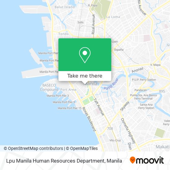 Lpu Manila Human Resources Department map