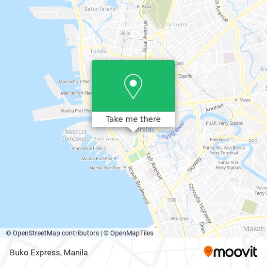 Buko Express map