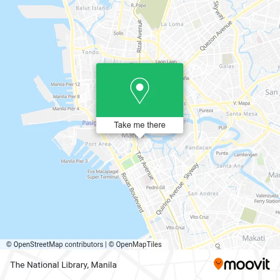 The National Library map