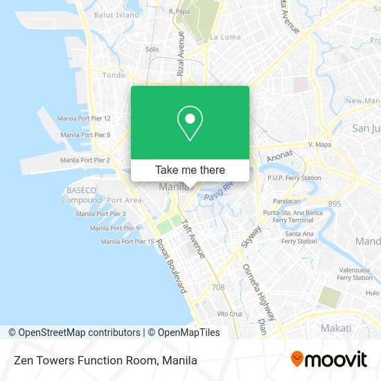 Zen Towers Function Room map