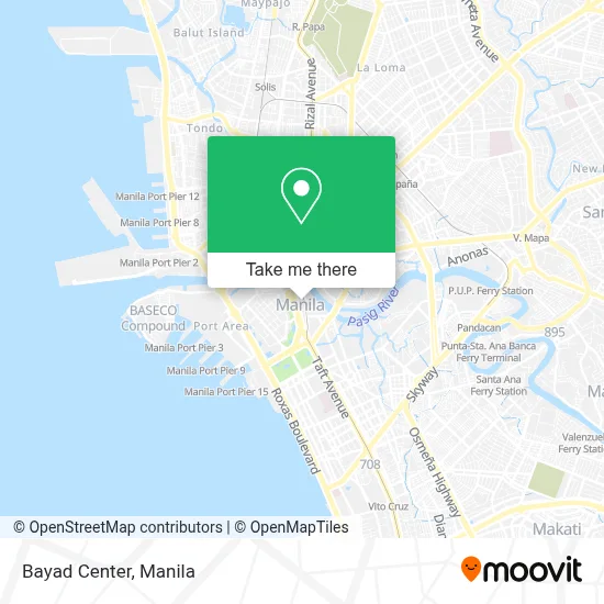 Bayad Center map
