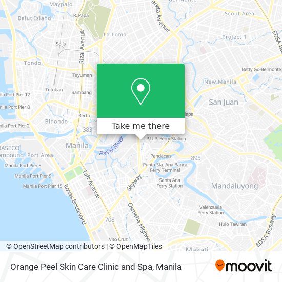 Orange Peel Skin Care Clinic and Spa map
