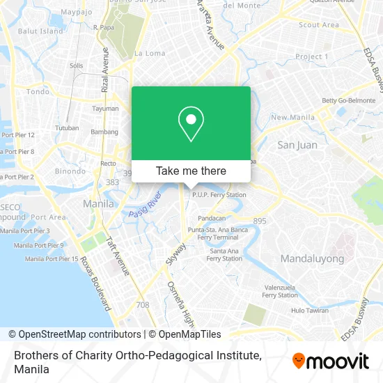Brothers of Charity Ortho-Pedagogical Institute map