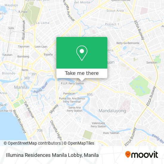 Illumina Residences Manila Lobby map