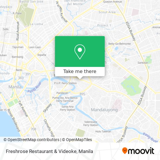 Freshrose Restaurant & Videoke map