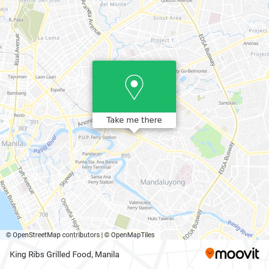 King Ribs Grilled Food map