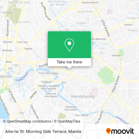 Aliw-Iw St. Morning Side Terrace map