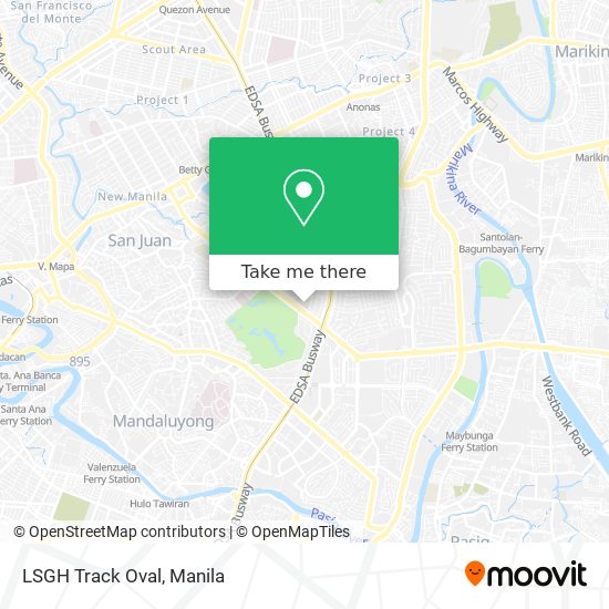 LSGH Track Oval map