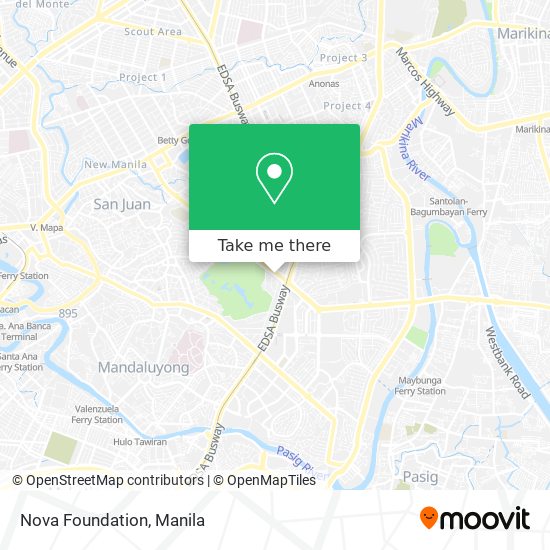 Nova Foundation map
