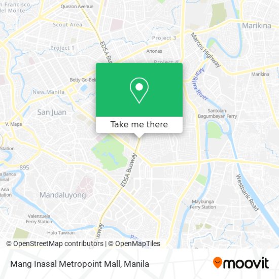 Mang Inasal Metropoint Mall map