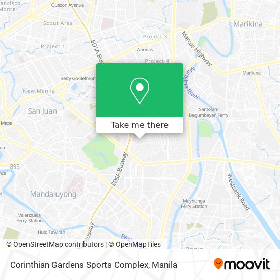 Corinthian Gardens Sports Complex map