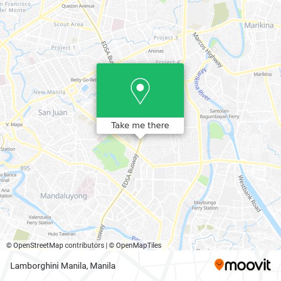 Lamborghini Manila map