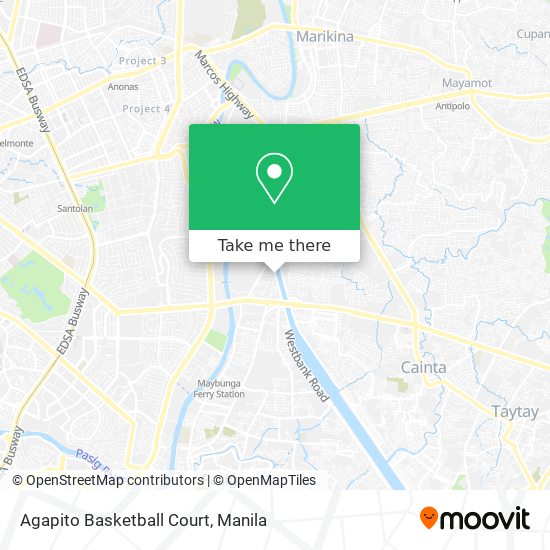 Agapito Basketball Court map