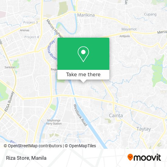 Riza Store map