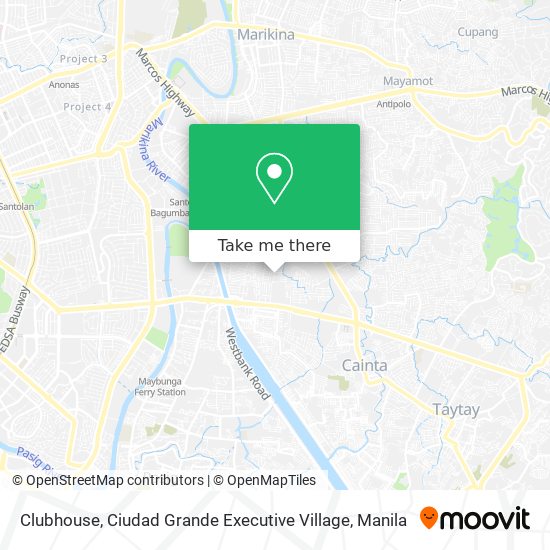 Clubhouse, Ciudad Grande Executive Village map