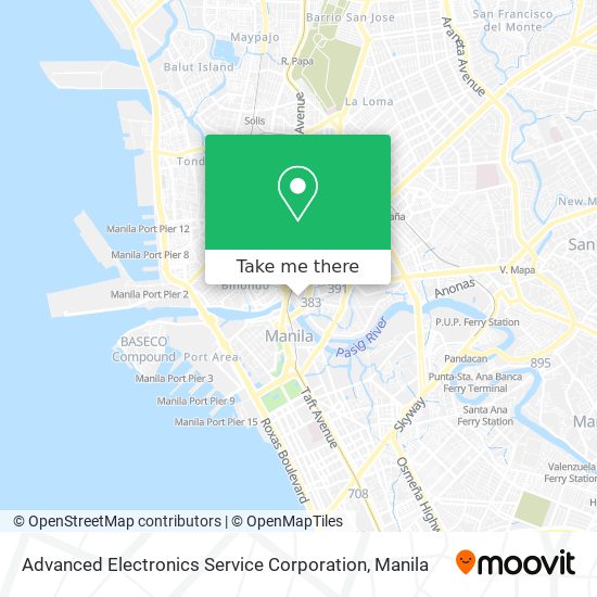 Advanced Electronics Service Corporation map