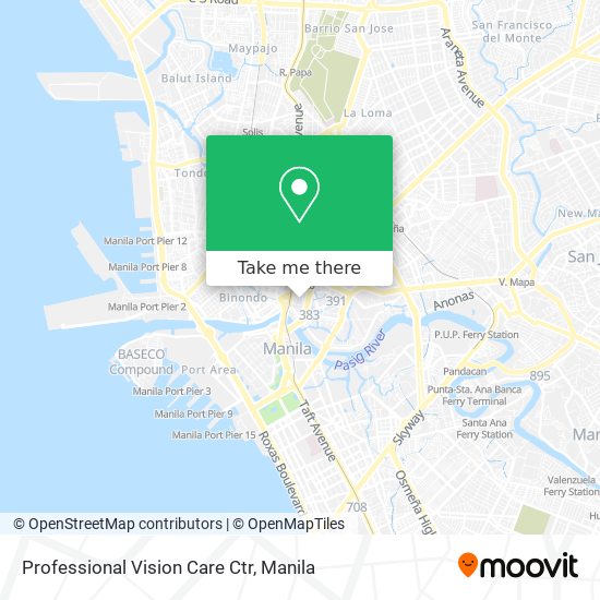 Professional Vision Care Ctr map