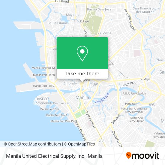 Manila United Electrical Supply, Inc. map
