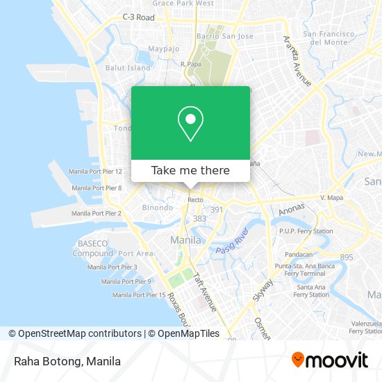 Raha Botong map