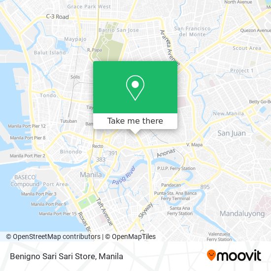 Benigno Sari Sari Store map