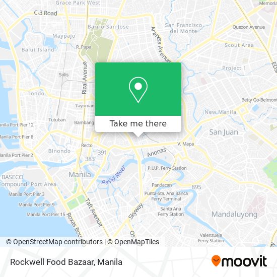 Rockwell Food Bazaar map