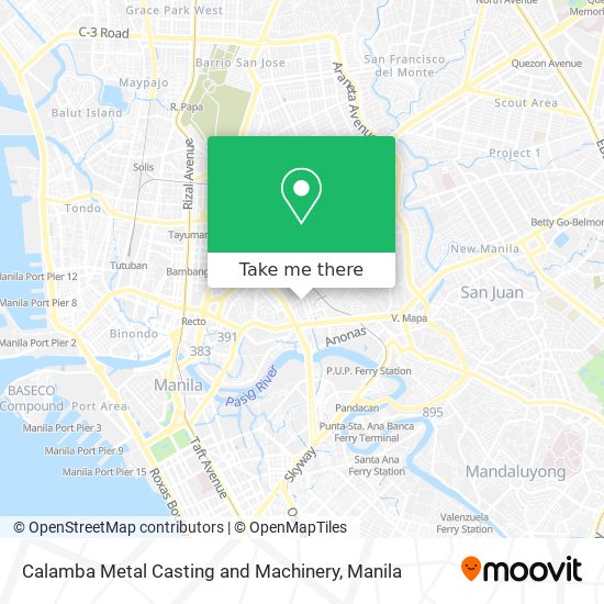 Calamba Metal Casting and Machinery map