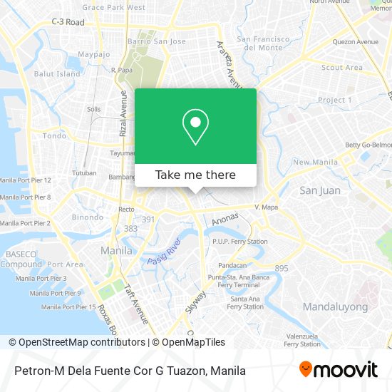 Petron-M Dela Fuente Cor G Tuazon map