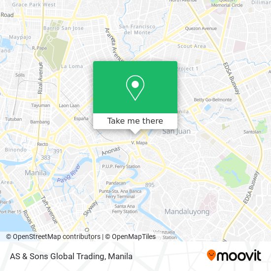 AS & Sons Global Trading map