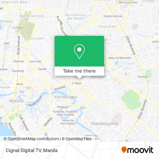 Cignal Digital TV map
