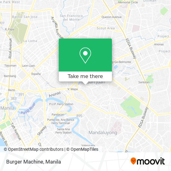 Burger Machine map