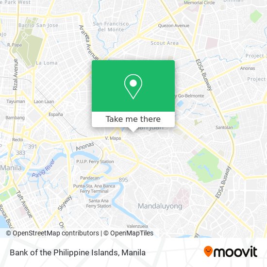 Bank of the Philippine Islands map