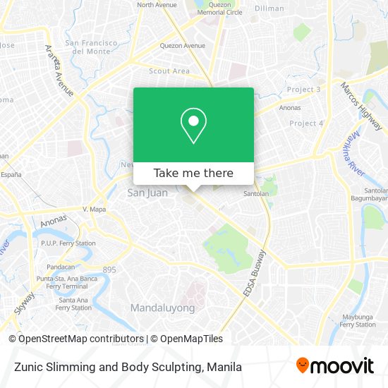 Zunic Slimming and Body Sculpting map