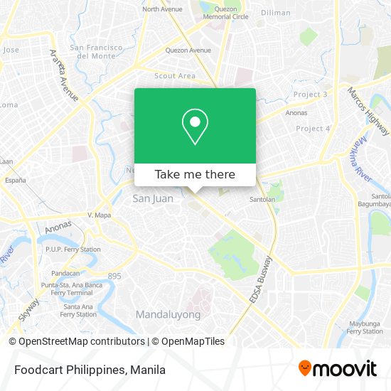 Foodcart Philippines map