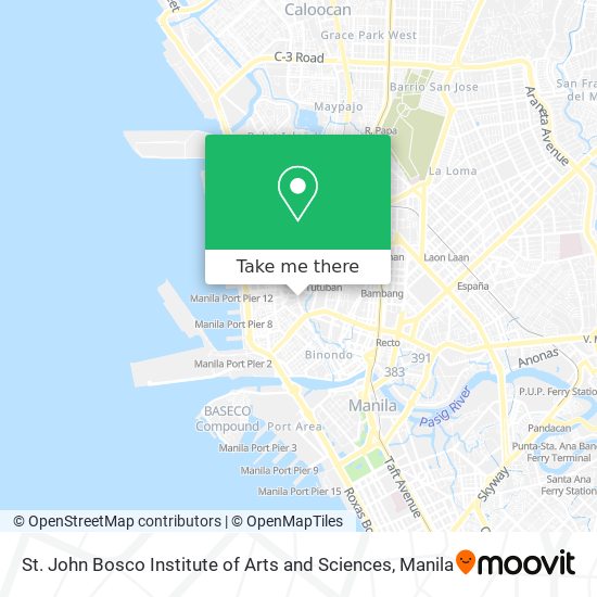 St. John Bosco Institute of Arts and Sciences map