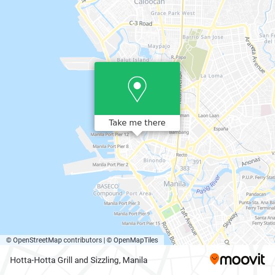 Hotta-Hotta Grill and Sizzling map