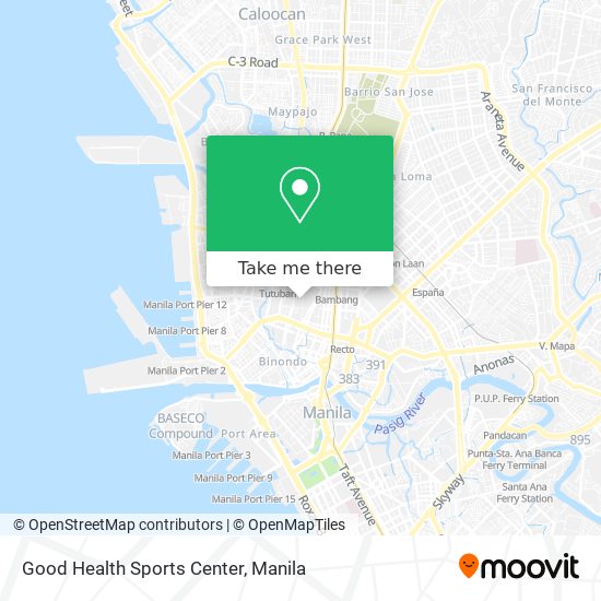 Good Health Sports Center map