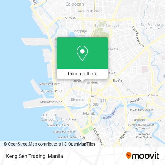 Keng Sen Trading map