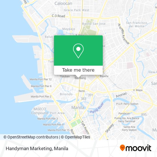 Handyman Marketing map