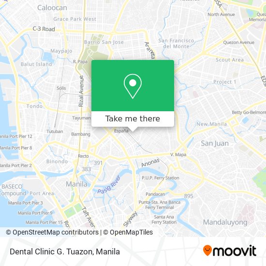 Dental Clinic G. Tuazon map